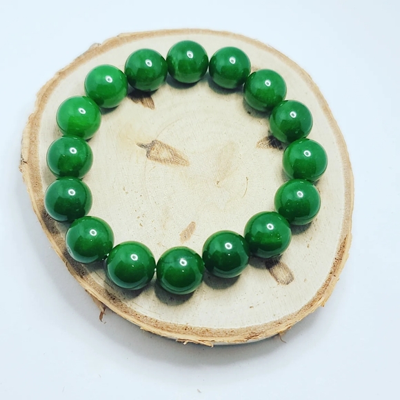 Jade Bracelet 13 mm - Picture 1 of 4
